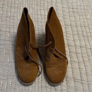 Brown Suede Women's Ankle Boots